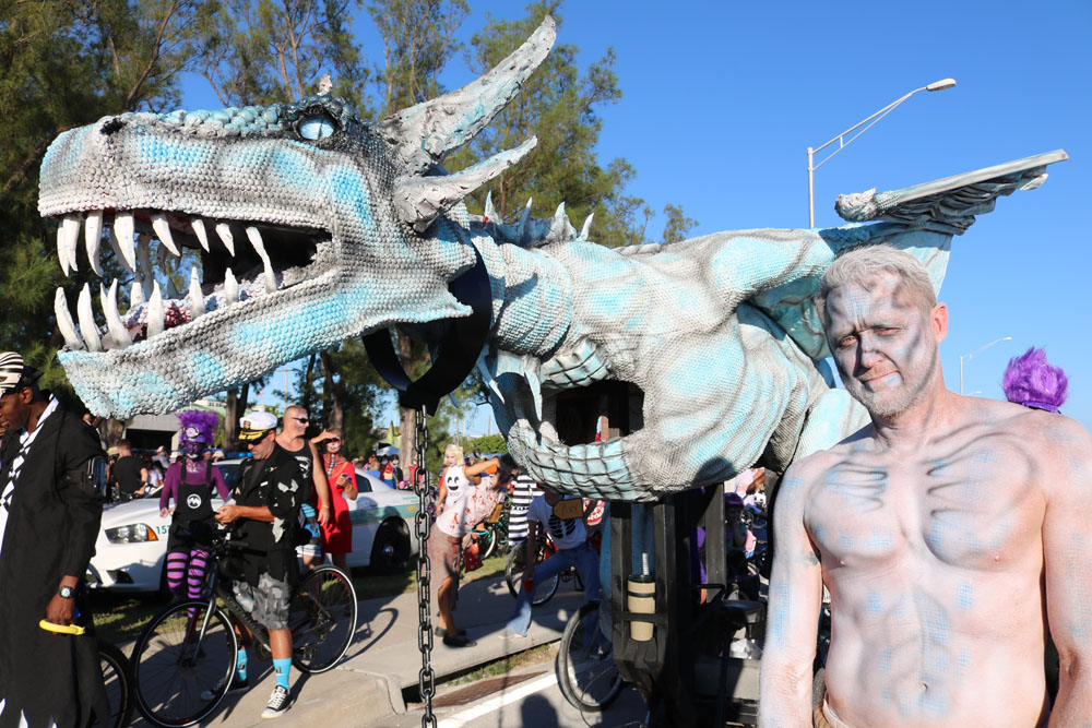 Zombie Bike Ride 2018 photo - Duval Street, Key West